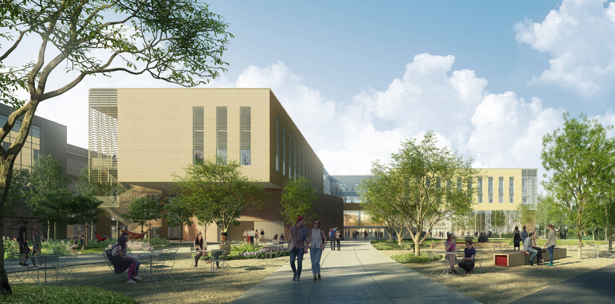 Innovative Learning Classroom Building architectural rendering